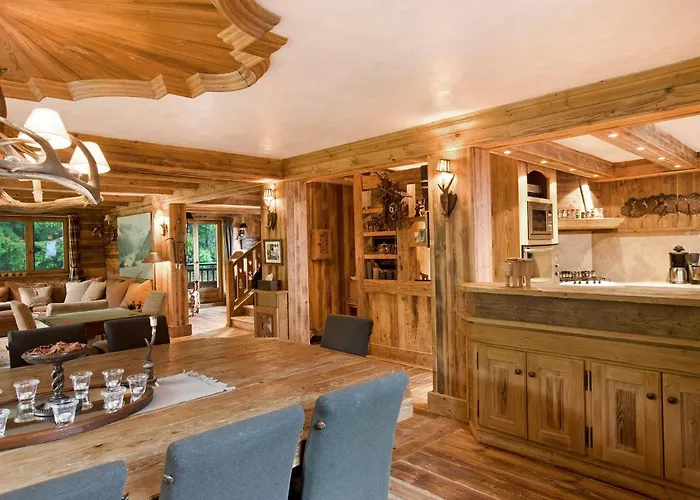 شاليه Chalet D'Exception A Courchevel 1850 Pour 14 Personnes Avec Detente - Fr-1-564-5